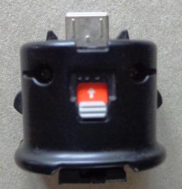 Originele Motion Plus Adapter Zwart beschikbaar voor biedingen