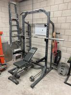 Powermark half rack fitness station kompleet, Ophalen of Verzenden, Zo goed als nieuw, Overige typen