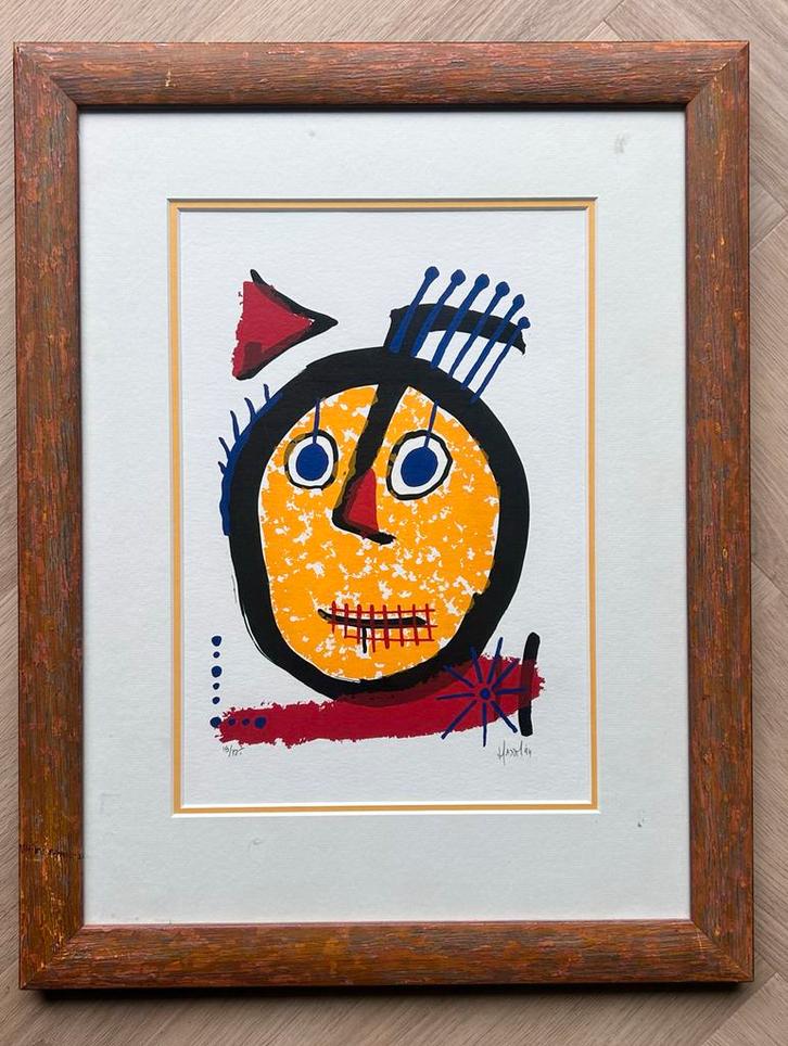 Ad van Hassel - Kleurrijke Zeefdruk, Antiek en Kunst, Kunst | Litho's en Zeefdrukken, Ophalen of Verzenden