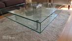 Glazen Salontafel Rolf Benz - Stijlvol Design, Huis en Inrichting, Tafels | Salontafels, Ophalen, Gebruikt, 100 tot 150 cm, 50 tot 100 cm