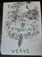 Marc Chagall Contes de Boccace Verve 1950, Ophalen of Verzenden, Zo goed als nieuw, Marc Chagall, Schilder- en Tekenkunst