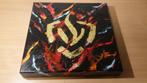 Brandweer abstract kunstwerk met 22 karaat bladgoud, Ophalen of Verzenden