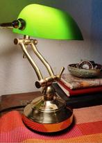 Klassieke Engelse Bankierslamp Notarislamp Messing Nieuw, Huis en Inrichting, Lampen | Tafellampen, Ophalen of Verzenden, Nieuw