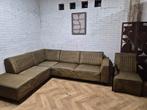Hoekbank | Olive | Set, Huis en Inrichting, Banken | Bankstellen, Ophalen of Verzenden, Zo goed als nieuw, Stof