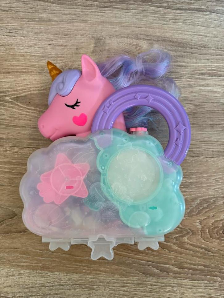 Polly Pocket Eenhoorn Wereld Set, Kinderen en Baby's, Speelgoed | Poppenhuizen, Gebruikt, Poppenhuis, Ophalen of Verzenden