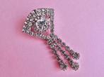 jwg Vintage 50s strass glas steentjes Art Deco stl broche, Verzenden, Overige materialen, Broche