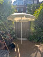 Mooie creme witte parasol 1.95 meter, Ophalen, Kantelbaar, Zo goed als nieuw, 1 tot 2 meter