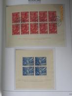 Nico Nederland Legioenblokken gestempeld 1942, Postzegels en Munten, Postzegels | Nederland, Ophalen of Verzenden, Na 1940, Gestempeld