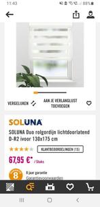 SOLUNA Duo rolgordijn lichtdoorlatend, Huis en Inrichting, Stoffering | Gordijnen en Lamellen, Nieuw, Ophalen
