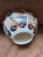 Vintage Royal Peacock porseleinen kom met bloemen en pauw |, Antiek en Kunst, Ophalen of Verzenden