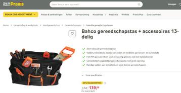 NIEUW BAHCO GEREEDSCHAPSKOFFER GEVULD beschikbaar voor biedingen