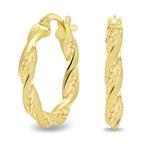 Wokkels goud, Sieraden, Tassen en Uiterlijk, Oorbellen, Hangers, Nieuw, Ophalen of Verzenden, Goud