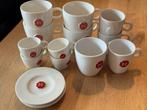 Douwe Egberts Servies - Kopjes en Schotels, Ophalen of Verzenden, Zo goed als nieuw, Effen, Kop(pen) en/of Schotel(s)