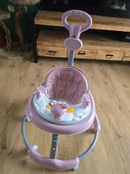 Roze loopstoel rond inklapbaar in hoogte verstelbaar, Ophalen, Verstelbaar