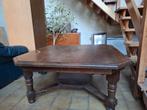 TE KOOP VINTAGE MASSIEF EIKEN SALONTAFEL, Antiek en Kunst, Antiek | Meubels | Tafels, Ophalen