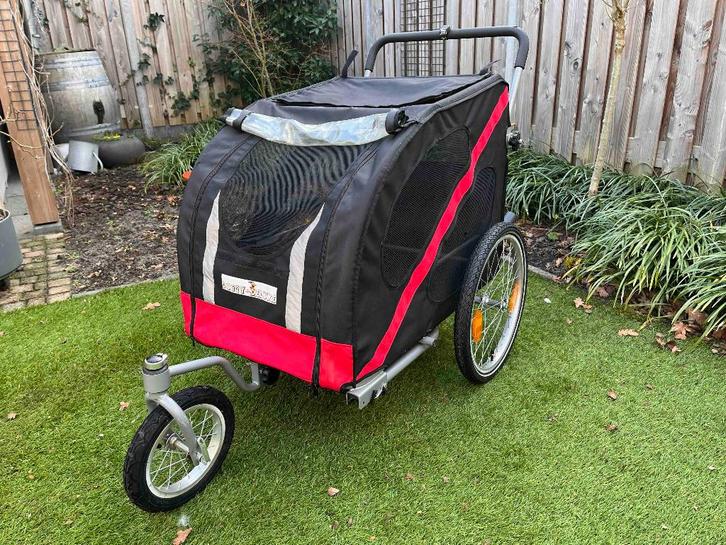 Hondenkar  / fietskar, Dieren en Toebehoren, Honden-accessoires, Zo goed als nieuw, Ophalen