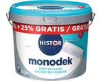 Histor Monodek - 2x 12,5L, Ophalen, Wit, Nieuw, Verf