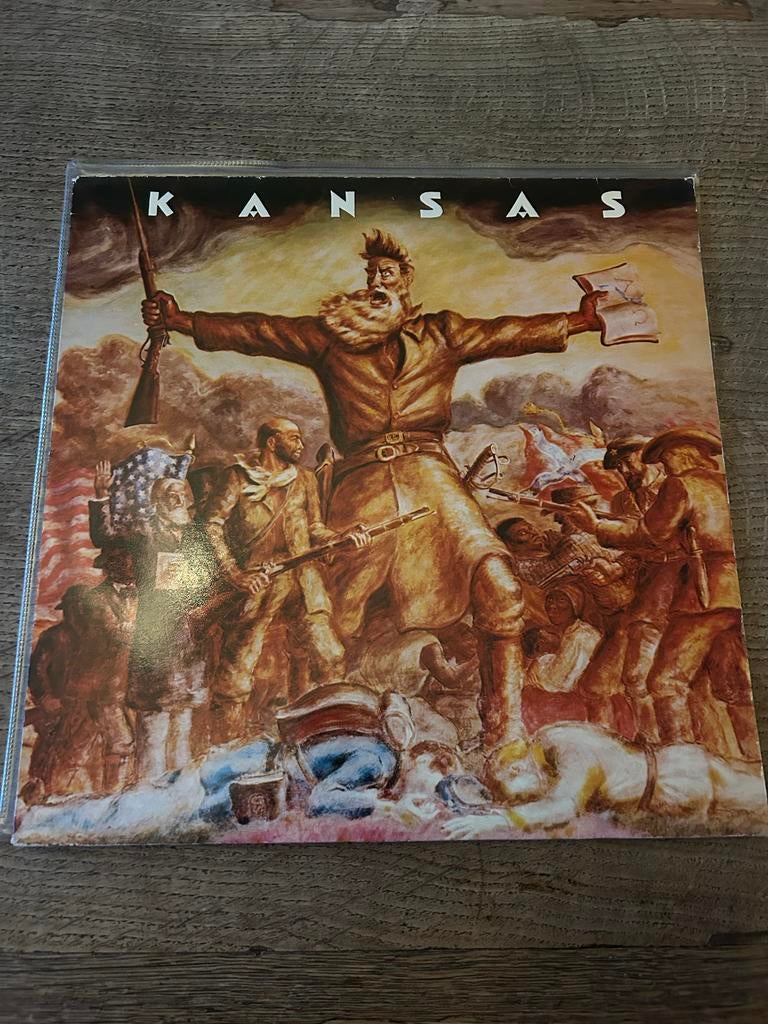 Kansas - Vinyl LP - Klassieker!, Cd's en Dvd's, Vinyl | Rock, Ophalen, Zo goed als nieuw, 12 inch, Progressive