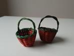 rieten mandje poppenhuis poppenkeuken, Ophalen of Verzenden, Zo goed als nieuw, Poppenhuis