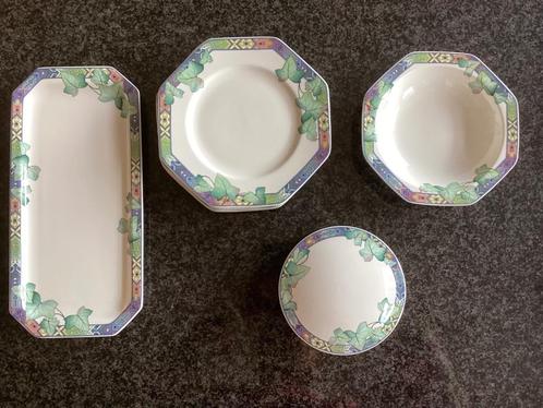 Servies, Villeroy & Boch, Pasadena, bord, bonbonière, schaal, Antiek en Kunst, Antiek | Servies compleet, Ophalen
