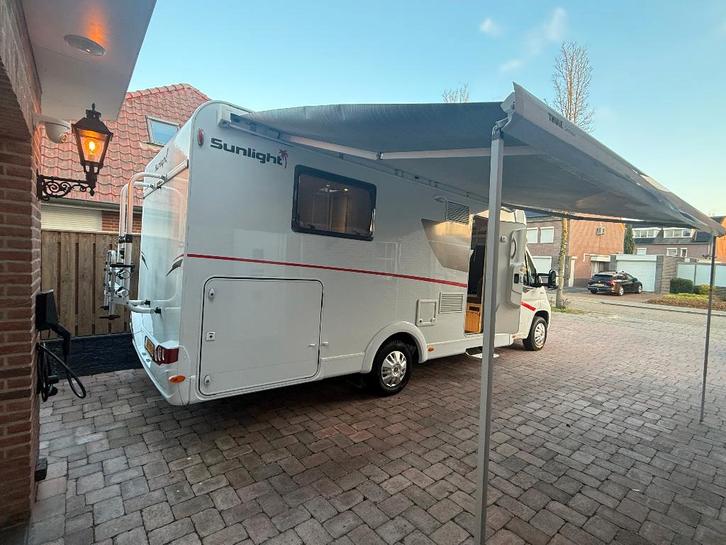 Sunlight T69 | 2019 | Queens | DakAirco | 46 dkm | 130pk, Caravans en Kamperen, Campers, Particulier, tot en met 5, Half-integraal