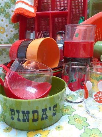 Vintage mepal emsa camping servies  beschikbaar voor biedingen