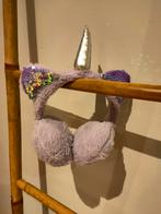 Lila unicorn oorwarmers meisje, Meisje, 110 t/m 116, Ophalen of Verzenden, Zo goed als nieuw