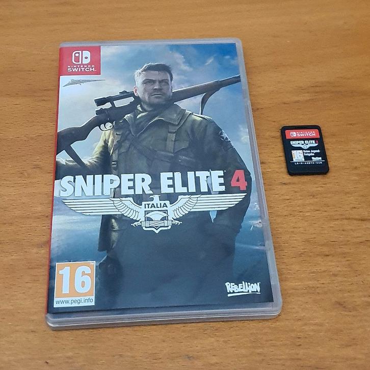 OPRUIMEN | SWITCH | Sniper ELITE 4, Spelcomputers en Games, Games | Nintendo Switch, Gebruikt, Shooter, 1 speler, Vanaf 16 jaar