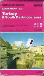 Pl plattegrond torbay en zuid dartmoor engeland 1988   -, Ophalen of Verzenden, Gelezen