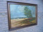 Antiek Schilderij olieverf Landschap gesigneerd uit 1933, Ophalen