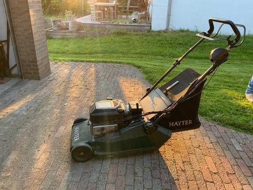 Hayter grasmaaier, Tuin en Terras, Grasmaaiers, Gebruikt, Benzine-grasmaaier, 40 t/m 49 cm, Cirkelmaaier, Elektrische starter