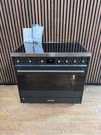 Luxe Smeg Inductie Fornuis 90 cm ZGAN (Gratis bezorgen), 5258sh, Ophalen of Verzenden, Zo goed als nieuw, Energieklasse A of zuiniger
