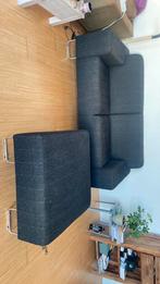 Bank met hocker, Huis en Inrichting, Ophalen, Zo goed als nieuw, 75 tot 100 cm