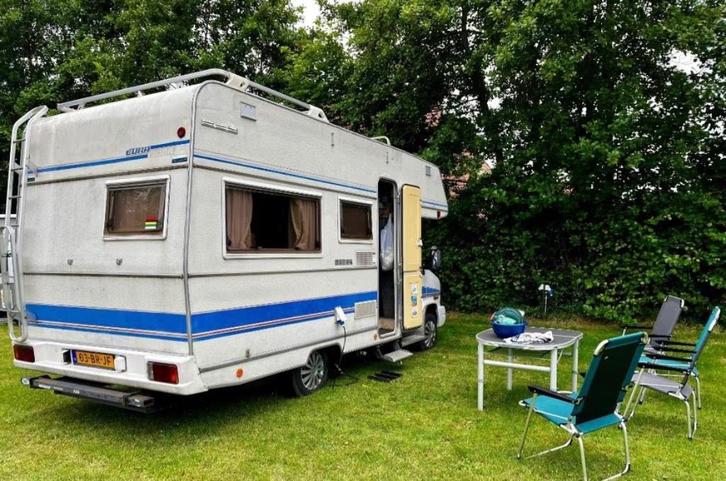 Camper Fiat Ducato, Caravans en Kamperen, Campers, Particulier, tot en met 5, Half-integraal, Eura Mobil, Fiat, Diesel, Handgeschakeld