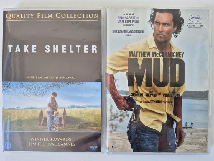 2x Jeff Nichols - Take Shelter + Mud, Cd's en Dvd's, Dvd's | Filmhuis, Ophalen of Verzenden
