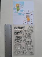 DELIGHTFUL DARLINGS SPELLBINDERS MEISJE KAARTEN MAKEN CLEAR, Ophalen of Verzenden, Nieuw, Clearstamp