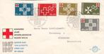 Eerstedagenvelop-1967- E86- 100 Jaar Rode Kruis  (889-893), Postzegels en Munten, Postzegels | Eerstedagenveloppen, Verzenden