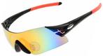 Fietsbril sportbril wielrenbril wielerbril multi zwart rood, Nieuw, Overige typen, Ophalen of Verzenden