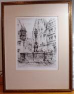 P, Geissler  1881 - 1965  Duitsland ., Antiek en Kunst, Kunst | Etsen en Gravures, Ophalen of Verzenden