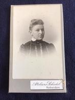 CDV, Dame, Ateliers Schotel, Rotterdam, Carte de Visite, Ophalen of Verzenden, Voor 1940, Gebruikt, Foto