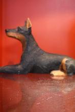Doberman beeldje, Ophalen of Verzenden, Zo goed als nieuw, Dier