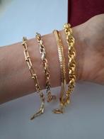 14 karaat gouden armband jasseron schakel, Sieraden, Tassen en Uiterlijk, Armbanden, Verzenden, Zo goed als nieuw, Goud, Goud