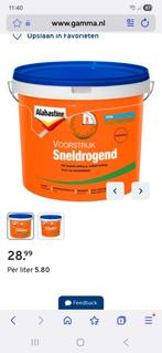 5 liter ongeopende Albastine voorstrijk., Ophalen, Nieuw, Wit