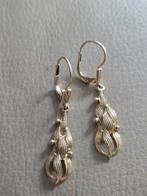 Prachtige 14K / 14 KARAAT gouden (585) oorbellen / oorhanger, Sieraden, Tassen en Uiterlijk, Oorbellen, Ophalen, Hangers, Zo goed als nieuw