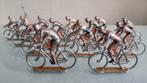 Oude metalen miniatuur wielrenners., Ophalen of Verzenden