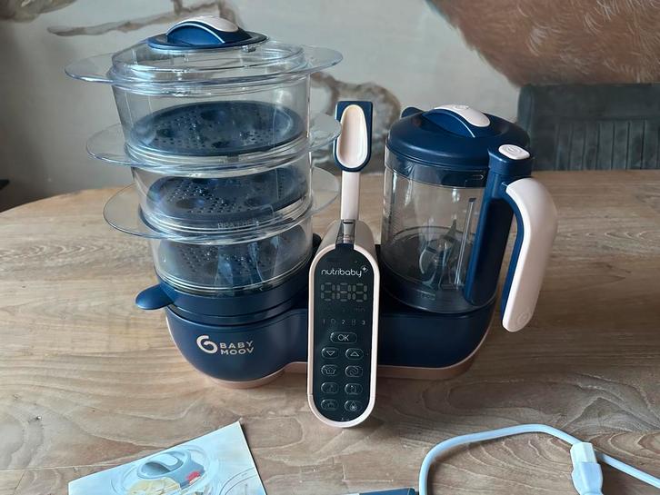 Babymoov Nutribaby Plus XL Stoomkoker Mixer Flessenverwarmer, Kinderen en Baby's, Babyvoeding en Toebehoren, Zo goed als nieuw