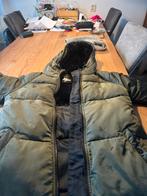 Lange donkergroene winterjas mt S The Sting, Kleding | Dames, The Sting, Ophalen of Verzenden, Maat 36 (S), Gedragen