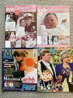 4 MAGAZINES EN EEN BOEK OVER WILLEM ALEXANDER EN MAXIMA., Ophalen of Verzenden, Zo goed als nieuw, Nederland, Kaart, Foto of Prent