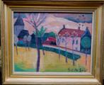 Gustave Franciscus De Smet '' landschap "" olieverf op doek, Verzenden
