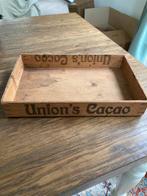 Vintage Houten Kistje Union's Cacao, Antiek en Kunst, Ophalen of Verzenden
